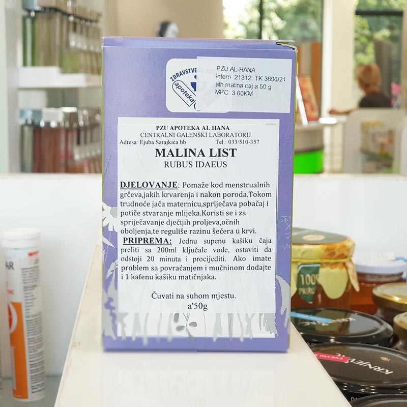 alh malina caj a 50 g