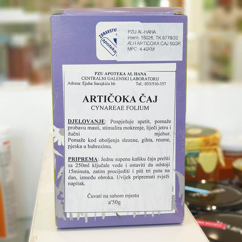 ALH ARTICOKA CAJ 50GR