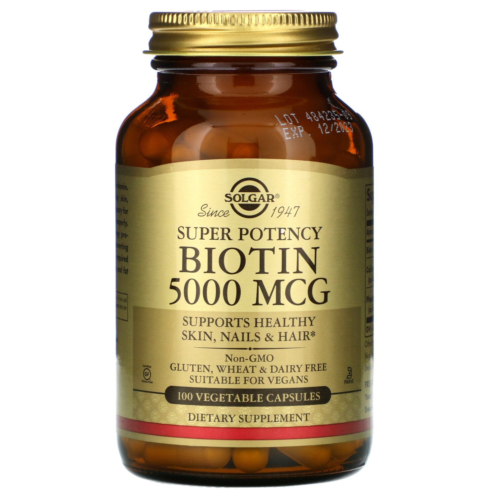 SOLGAR BIOTIN tbl 100