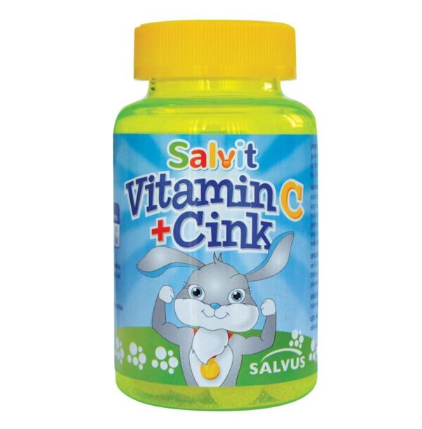 SALVIT vitamin c+cink \u017Eele bomboni a 60