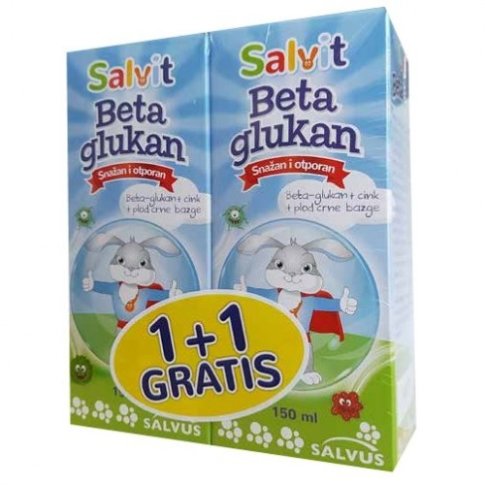 SALVIT beta glukan 1+1 150ml