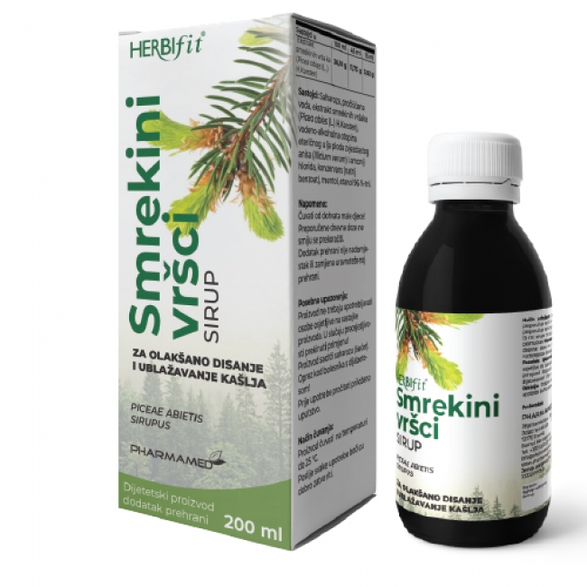 ph Herbifit sirup smrekini vr\u0161ci 200ml