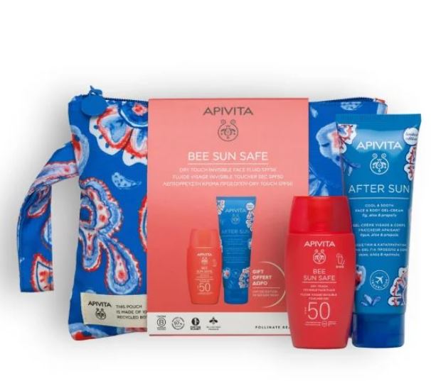Apivita set after sun spf50+