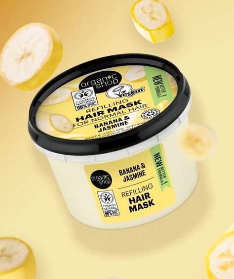 Organic shop maska za kosu Banana&Jasmine
