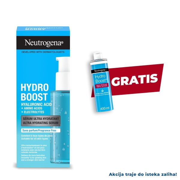 Neutrogena hydro boost serum lice/vrat 30 ml