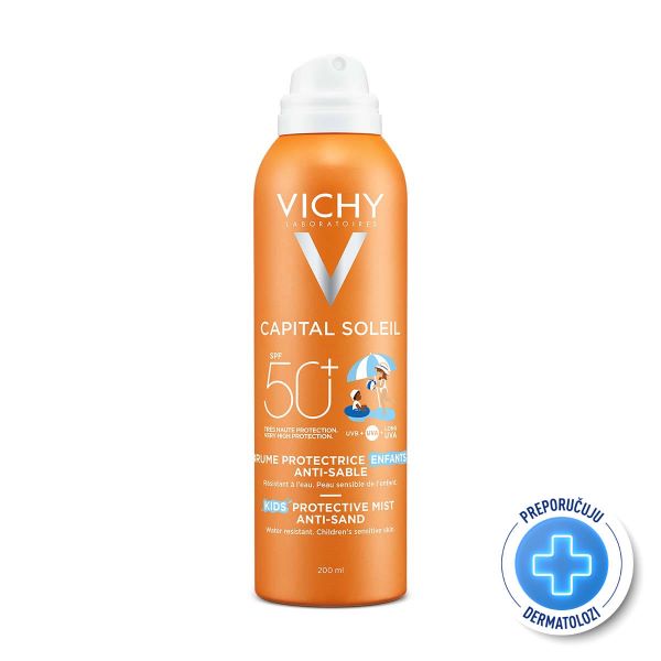 Vichy CS sprej za djecu SPF 50 otporan na pijesak 200 ml